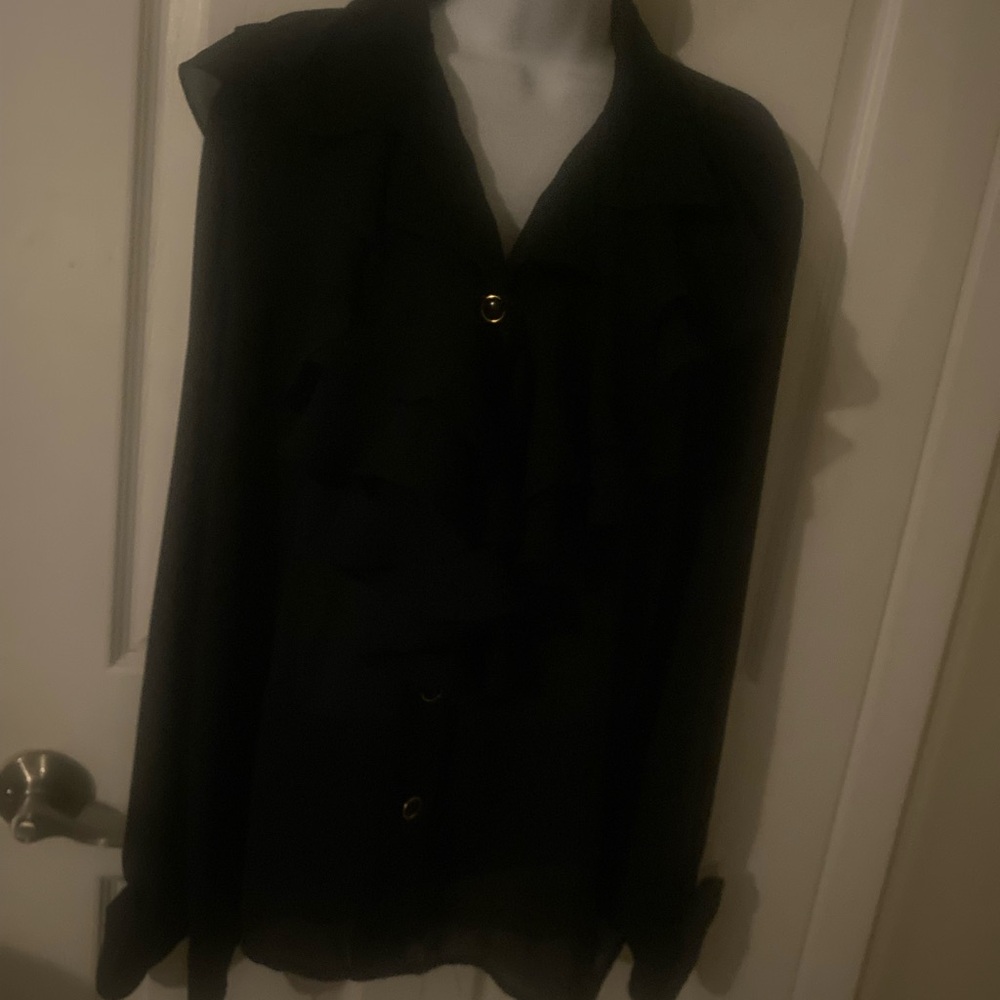 Elegant Black Women's Blouse